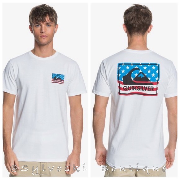 🔥QUIKSILVER 4TH ARCHITEXTURE T-SHIRT NWT - Picture 2 of 8